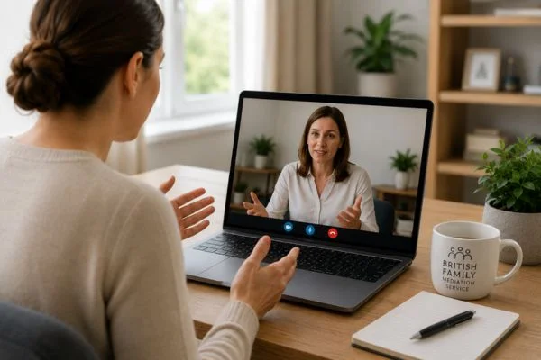 Image of online mediation Surrey book in NOW
